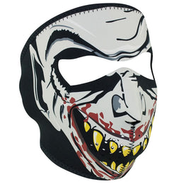 WNFM067G ZAN® Full Mask- Neoprene- Vampire, Glow in the Dark Full Face Masks ZAN Headgear