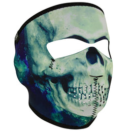 WNFM414 ZAN® Full Mask- Neoprene- Paint Skull Full Face Masks ZAN Headgear