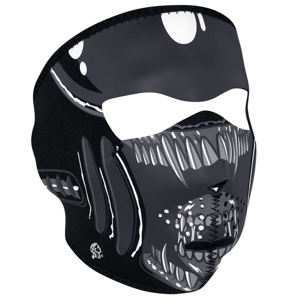 WNFM039 ZAN® Full Mask- Neoprene- Alien Full Face Masks ZAN Headgear