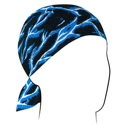Z226 Flydanna®, Cotton, Blue Lightning Headwraps ZAN Headgear