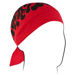 Z229 Flydanna®, Cotton, Flames Red II Headwraps ZAN Headgear