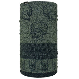 TF123 Motley Tube® Fleece Lined- Skull Fairisle Had/Neck/Sleeve Gear ZAN Headgear