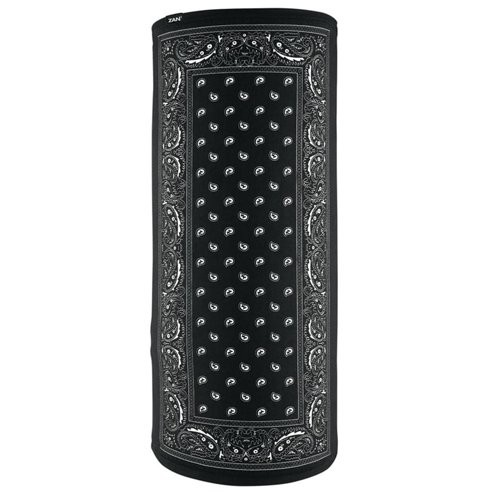 TL101 Motley Tube®, SportFlex(tm) Series- Black Paisley Had/Neck/Sleeve Gear ZAN Headgear