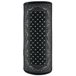 TL101 Motley Tube®, SportFlex(tm) Series- Black Paisley Had/Neck/Sleeve Gear ZAN Headgear
