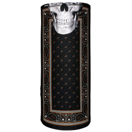 TL197 Motley Tube®, SportFlex(tm) Series- Black & Orange Classic Ban Had/Neck/Sleeve Gear ZAN Headgear