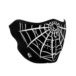 WNFM055H ZAN® Half Mask- Neoprene- Spider Web Half Face Masks ZAN Headgear