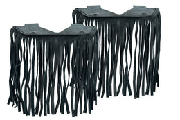 B1004 Black Leather Floor Boards with Fringe - Small Miscellaneous Renegade Classics