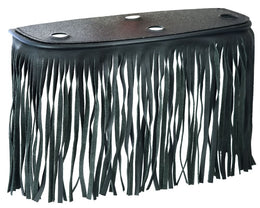 B1005 Black Leather Floor Boards with Fringe - Large Miscellaneous Renegade Classics