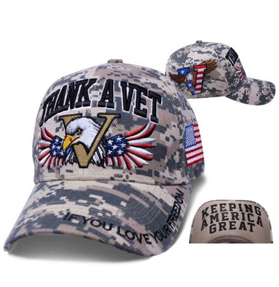 SDP2TV Thank A Vet Motto Hat Hats Capsmith, Inc.