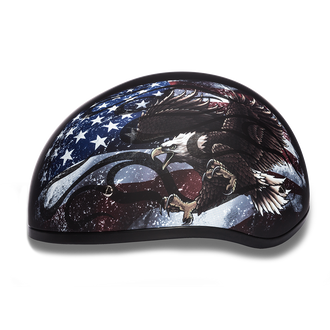 D6-USA D.O.T. DAYTONA SKULL CAP - W/ USA