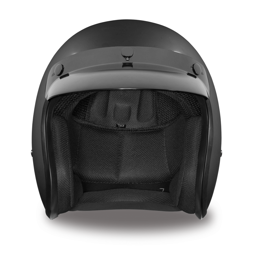 DC1-B D.O.T. DAYTONA CRUISER - DULL BLACK Helmets Daytona Helmets