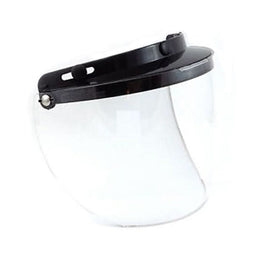 02-205 3 Snap Flip Shield - Hard Coated Clear Helmet Accessories Echo