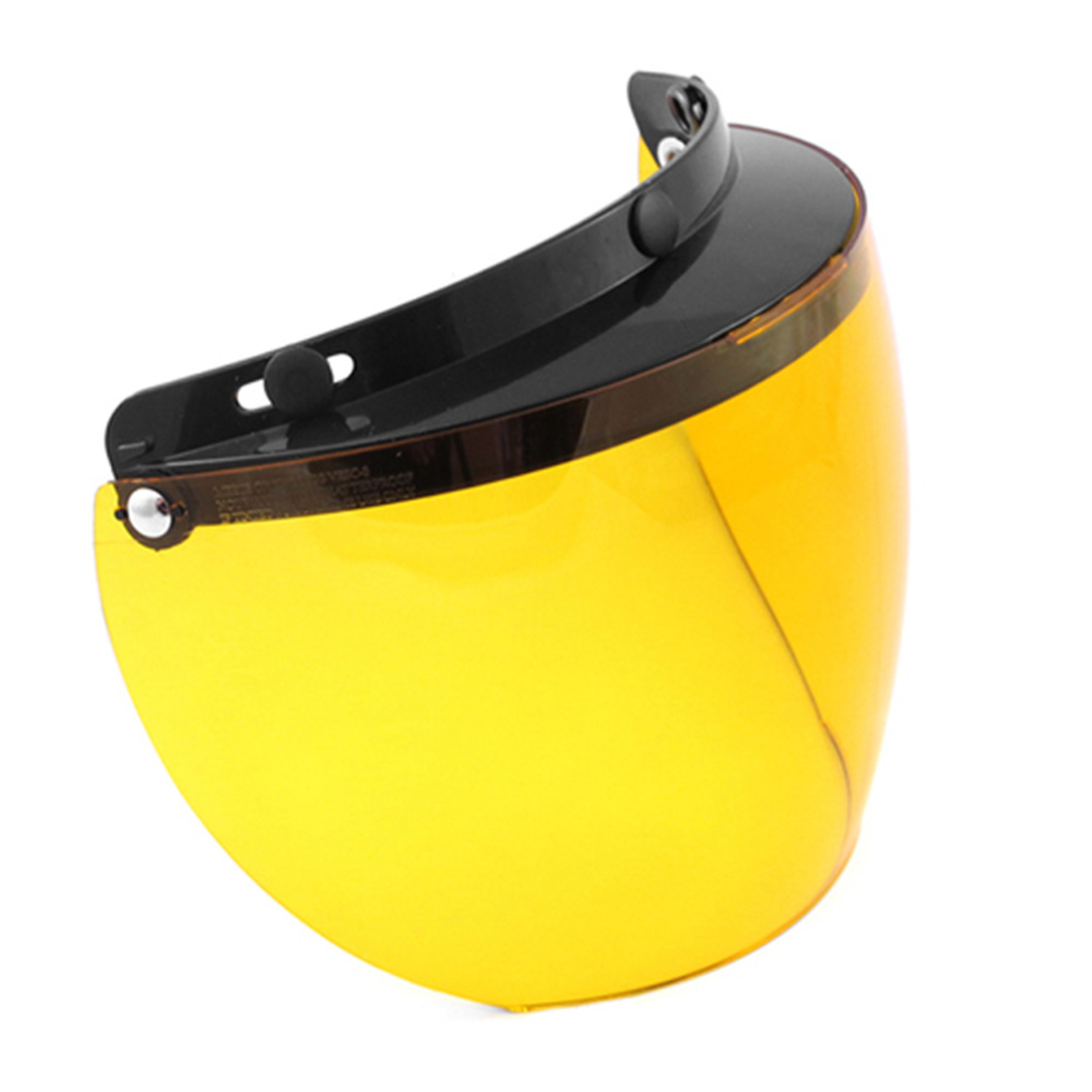02-207 3 Snap Flip Shield - Hard Coated Amber Helmet Accessories Echo