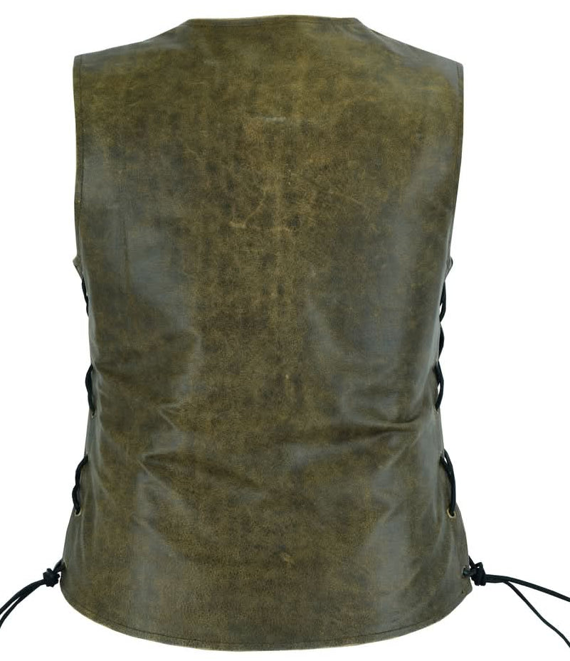 Zestie Women's leather motorcycle vest Women's Leather Vests Renegade Classics