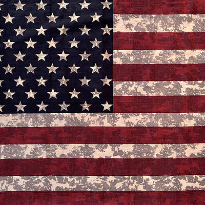 BD2521 Tie Dye American Flag Bandanas Carolina Mfg.