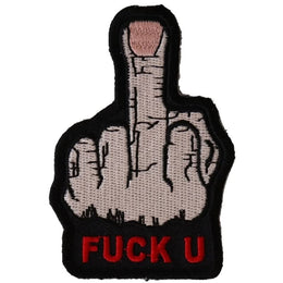 P2518 Fuck U Finger Naughty Iron on Patch Patches The Cheap Place