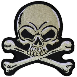 P6107 Skull and Crossbones medium Patch Patches The Cheap Place