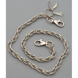 WC-1113 Chrome Wallet Chain with multiple links, 30 inches long Wallet Chains/Key Leash Renegade Classics