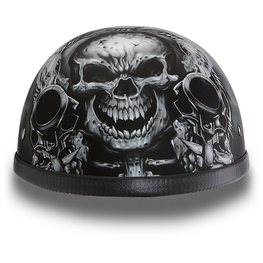 6002G EAGLE- W/ GUNS Non-DOT Helmets Daytona Helmets