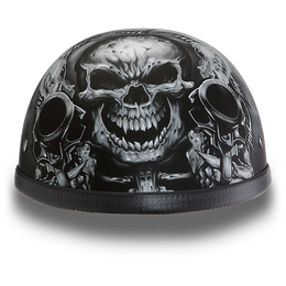 6002G EAGLE- W/ GUNS Non-DOT Helmets Daytona Helmets