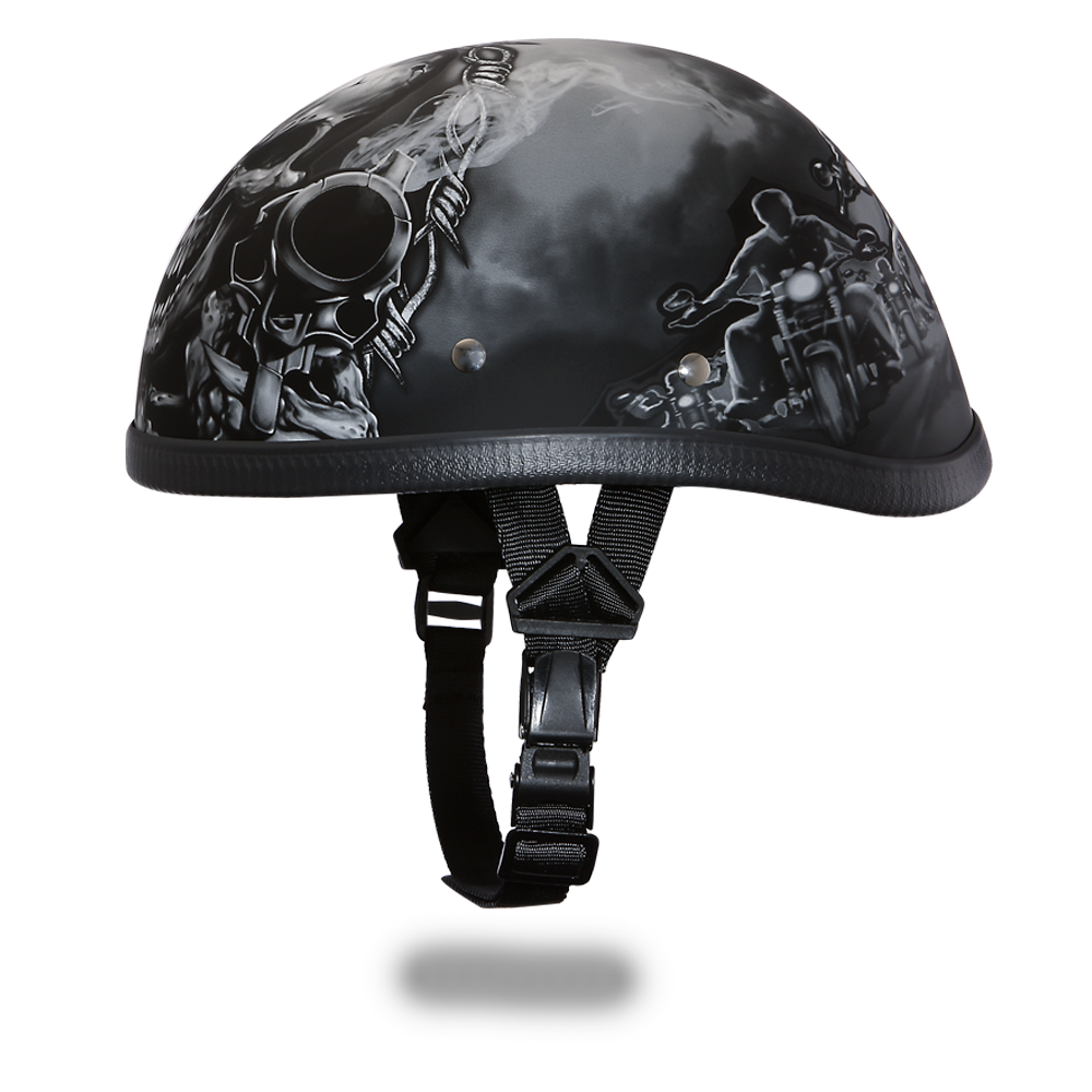 6002G EAGLE- W/ GUNS Non-DOT Helmets Daytona Helmets