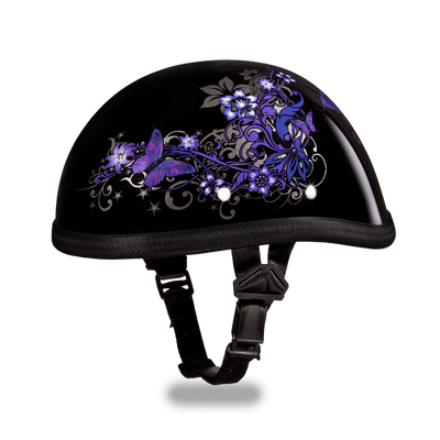 6002B EAGLE- W/ BUTTERFLY Non-DOT Helmets Daytona Helmets