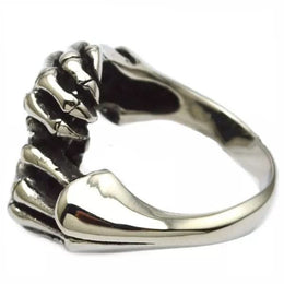 R3002 Stainless Steel Skull Fingers Biker Ring Rings Renegade Classics