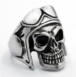 R107 Stainless Steel Biker Skull Biker Ring Rings Renegade Classics