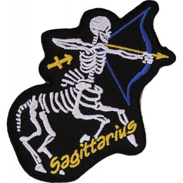 P5472 Sagittarius Skull Zodiac Sign Patch Patches The Cheap Place