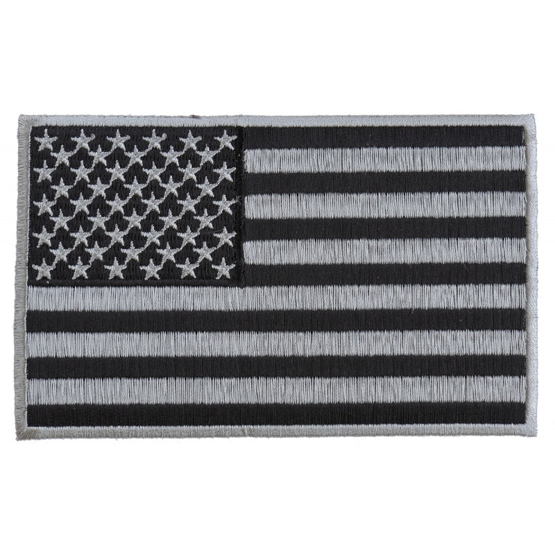 P5644 Black and Gray American Flag Patch – Renegade Classics