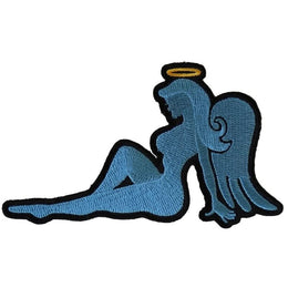 P6150 Blue Angel Girl Iron on Novelty Patch Patches The Cheap Place