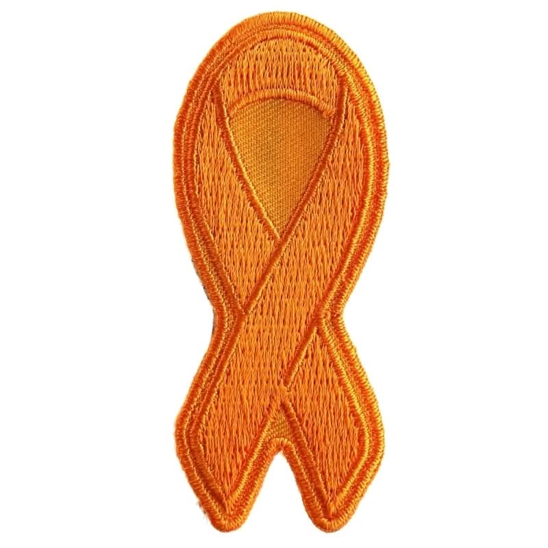 P3777 Orange Leukemia Awareness Ribbon Patch Patches The Cheap Place
