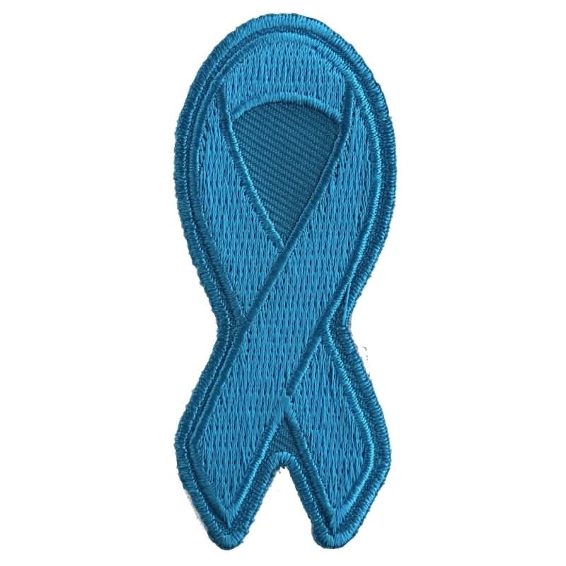 P3774 Blue Ribbon Patch For Awareness In Child Abuse and Bullying Patches The Cheap Place