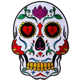 PL5987 Sugar Skull Embroidered Iron on Patch Patches The Cheap Place