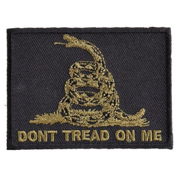 P3267 Green Black Gadsden Flag Don't Tread on Me Patch Patches The Cheap Place