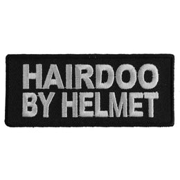 P1559 Hairdoo By Helmet Funny Lady Biker Patch Patches The Cheap Place