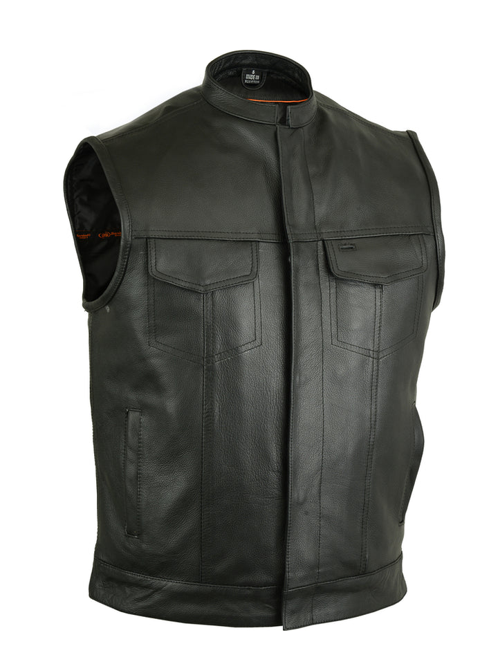 Renegade Classics Pick Black Motorcycle Vest