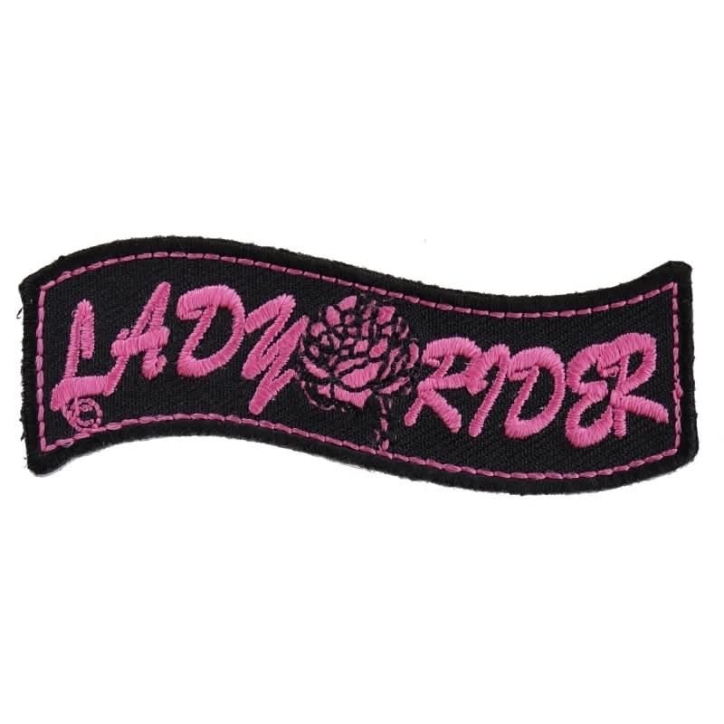 P1328 Lady Rider Patch with Rose Patches The Cheap Place