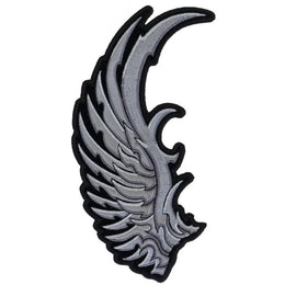 PR3782 Left Silver Eagle Wing Patch Patches The Cheap Place