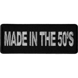 P6673 Made in the 50's Novelty Iron on Patch Patches The Cheap Place