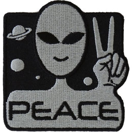P4912 Peace Alien Fun Patch Patches The Cheap Place