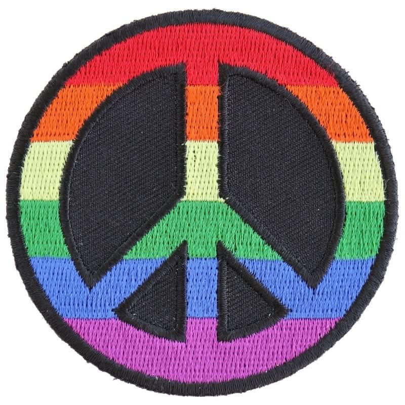 P5451 Rainbow Peace Patch Patches The Cheap Place