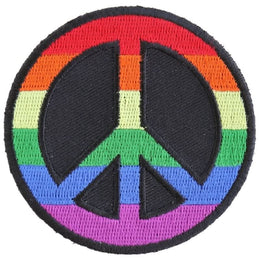 P5451 Rainbow Peace Patch Patches The Cheap Place