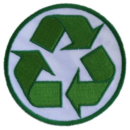 P5403 Recycle Sign Novelty Iron on Patch Patches The Cheap Place