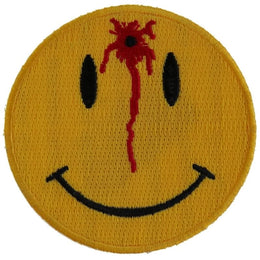 P1526 Shot Smiley Patch Patches The Cheap Place
