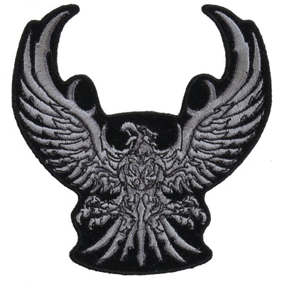 P3291 Silver Tribal Eagle Small Patch Patches The Cheap Place