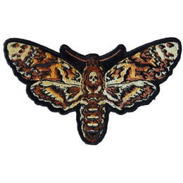 P6335 Small Psycho Moth Patch with Skull Patches The Cheap Place