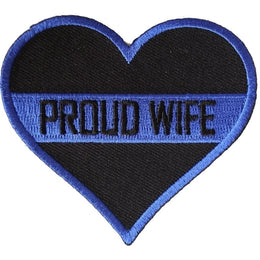 P4778 Thin Blue Line Proud Wife Patch For Law Enforcement Patches The Cheap Place