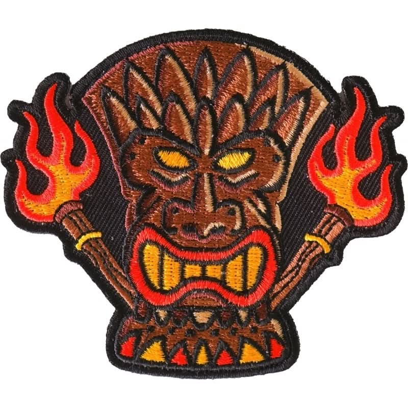 P6708 Tiki Totem Iron on Patch Patches The Cheap Place