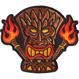 P6708 Tiki Totem Iron on Patch Patches The Cheap Place